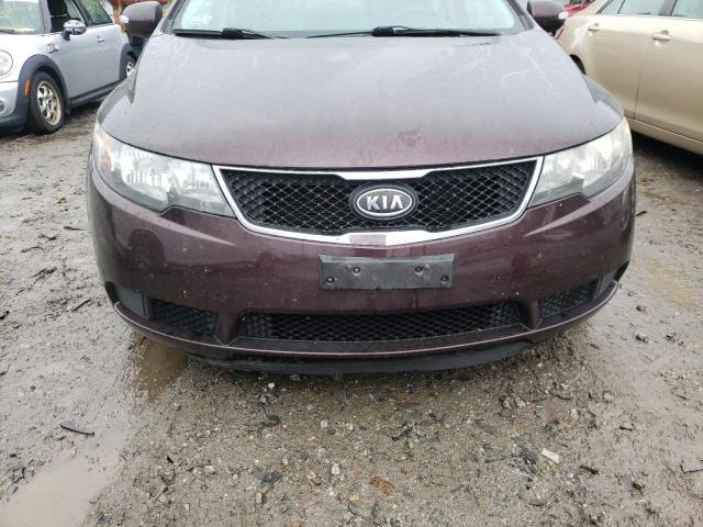 KNAFU4A24A5284742 - 2010 KIA FORTE EX BURGUNDY photo 9