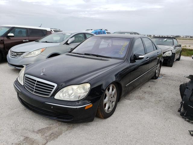 WDBNG84J25A452986 - 2005 MERCEDES-BENZ S500 BLACK photo 2