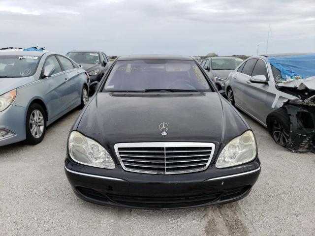 WDBNG84J25A452986 - 2005 MERCEDES-BENZ S500 BLACK photo 9