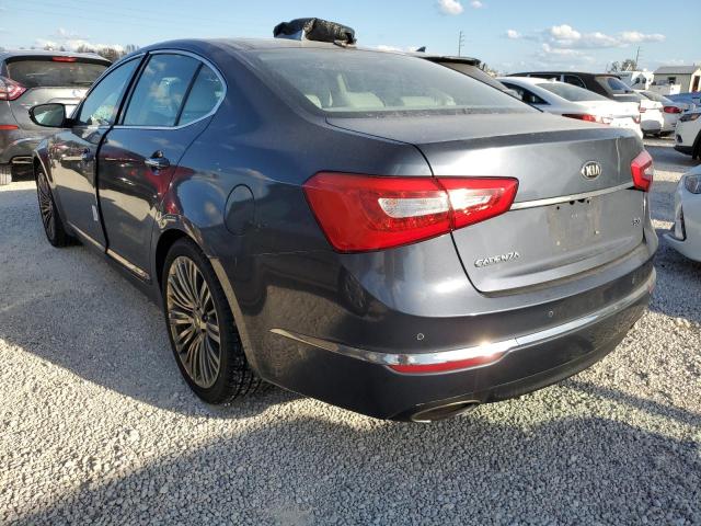 KNALN4D77E5166973 - 2014 KIA CADENZA PR BLUE photo 3