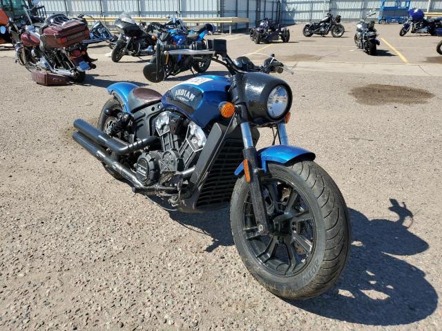 56KMTA008K3153316 - 2019 INDIAN MOTORCYCLE CO. SCOUT BOBB BLUE photo 1