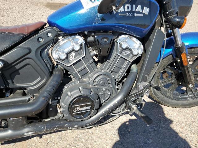 56KMTA008K3153316 - 2019 INDIAN MOTORCYCLE CO. SCOUT BOBB BLUE photo 7