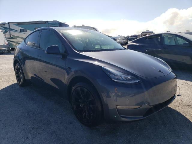 7SAYGDEE1NF418279 - 2022 TESLA MODEL Y رمادي صورة 1