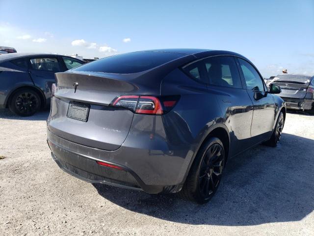7SAYGDEE1NF418279 - 2022 TESLA MODEL Y رمادي صورة 4