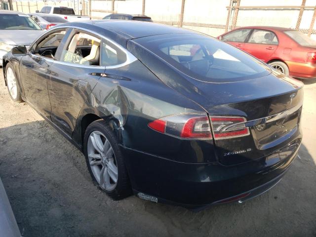 5YJSA1CG5DFP09535 - 2013 TESLA MODEL S Կանաչ լուսանկար 3