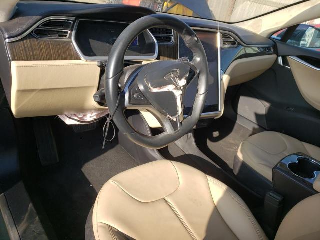 5YJSA1CG5DFP09535 - 2013 TESLA MODEL S Կանաչ լուսանկար 9