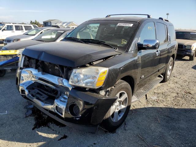 5N1AA08A36N731270 - 2006 NISSAN ARMADA SE BLACK photo 2