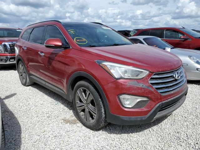 KM8SR4HF0DU000752 - 2013 HYUNDAI SANTA FE L RED photo 1