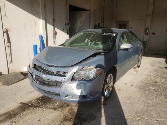 1G1ZH57BX9F182846 - 2009 CHEVROLET MALIBU 1LT 蓝色 照片 2