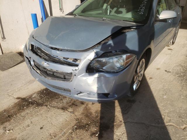 1G1ZH57BX9F182846 - 2009 CHEVROLET MALIBU 1LT 蓝色 照片 9