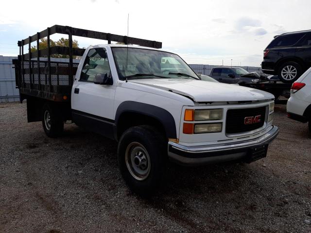 1GTHK34R3YR208453 - 2000 GMC SIERRA K35 WHITE photo 1