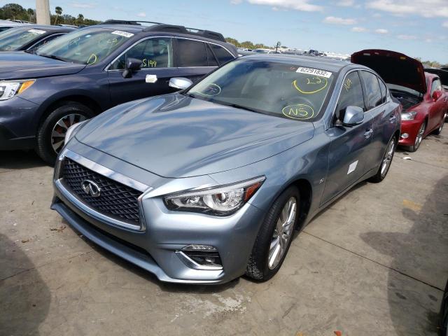 JN1EV7AP0LM206706 - 2020 INFINITI Q50 PURE GRAY photo 2