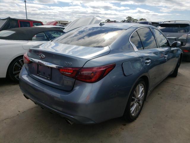 JN1EV7AP0LM206706 - 2020 INFINITI Q50 PURE GRAY photo 4