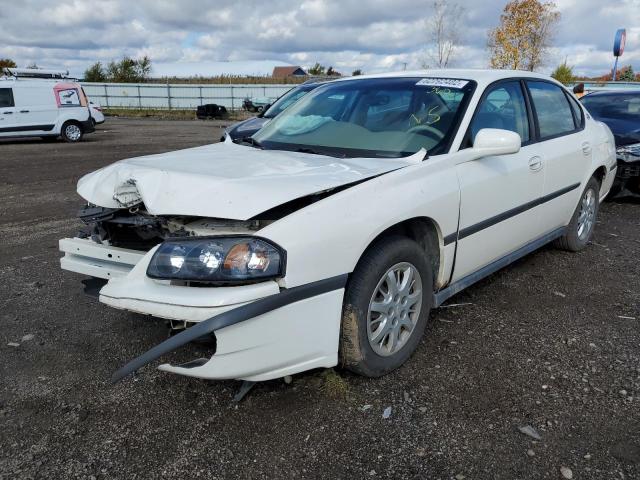 2G1WF52E539426641 - 2003 CHEVROLET IMPALA WHITE photo 2