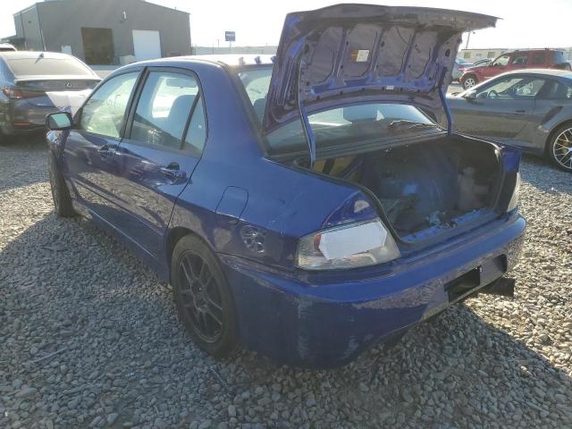 JA3AH86C26U037855 - 2006 MITSUBISHI LANCER EVO BLUE photo 3