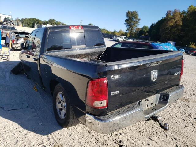 1C6RD7GTXCS102331 - 2012 DODGE RAM 1500 S BLACK photo 3