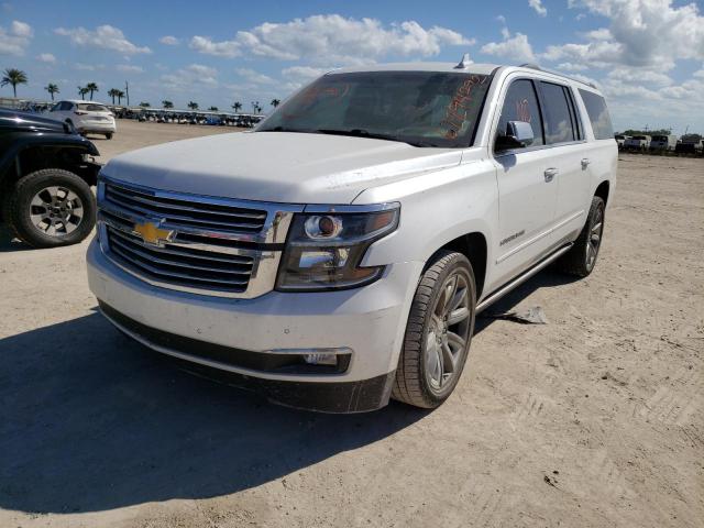 1GNSCJKC9HR393461 - 2017 CHEVROLET SUBURBAN C WHITE photo 2