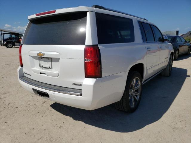 1GNSCJKC9HR393461 - 2017 CHEVROLET SUBURBAN C WHITE photo 4