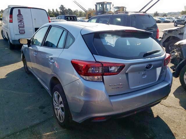 4S3GTAB68N3701744 - 2022 SUBARU IMPREZA SILVER photo 3