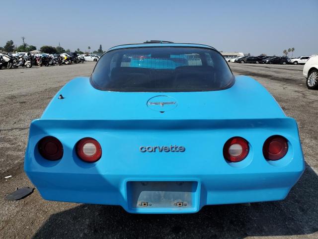 1Z878AS423152 - 1980 CHEVROLET CORVETTE BLUE photo 6