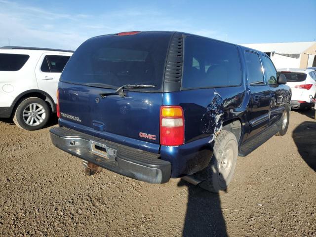 3GKFK16Z72G260172 - 2002 GMC YUKON XL K BLUE photo 4