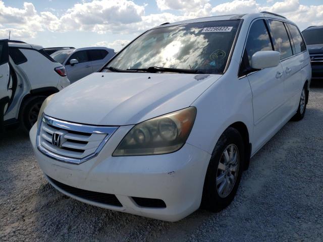 5FNRL3H77AB069918 - 2010 HONDA ODYSSEY EX WHITE photo 2