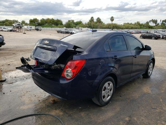 1G1JA5SH0F4173819 - 2015 CHEVROLET SONIC LS BLUE photo 4