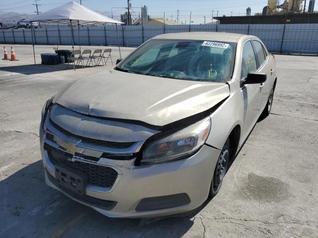 1G11A5SAXGF122093 - 2016 CHEVROLET MALIBU LIM 棕色 照片 2