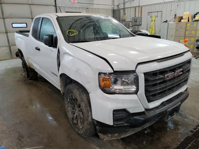 1GTH5BEA8M1294426 - 2021 GMC CANYON ELE WHITE photo 1