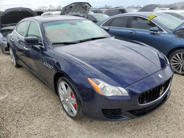 ZAM56RRA8E1126043 - 2014 MASERATI QUATTROPOR BLUE photo 1