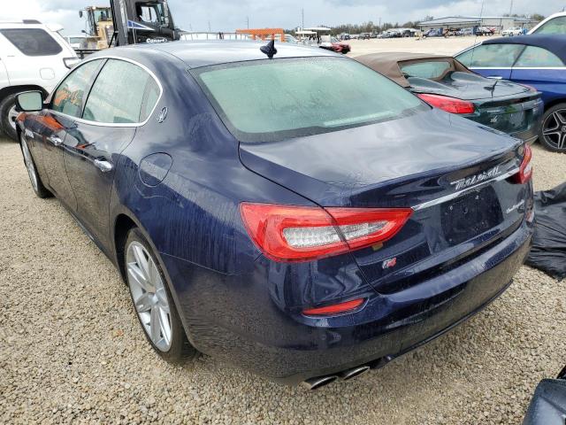 ZAM56RRA8E1126043 - 2014 MASERATI QUATTROPOR BLUE photo 3