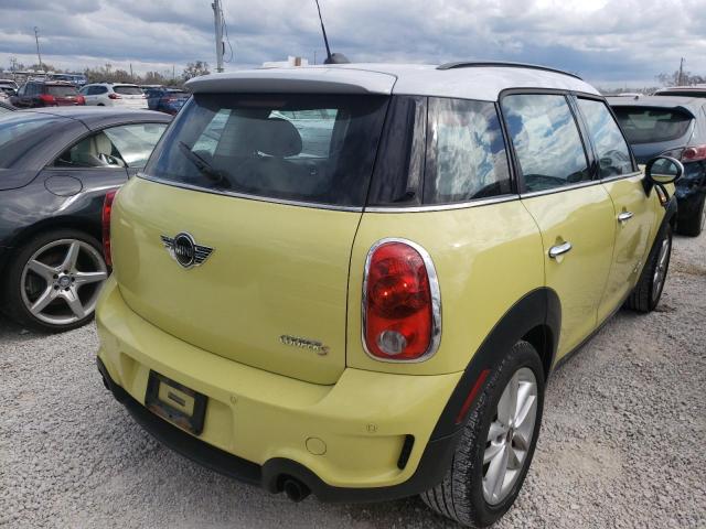 WMWZC5C55CWL60348 - 2012 MINI COOPER S C YELLOW photo 4