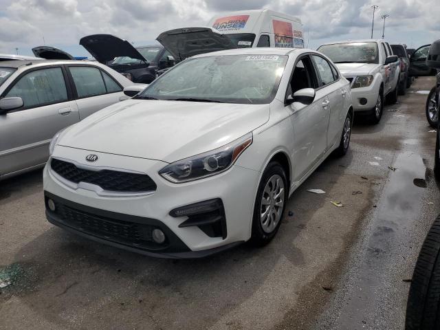 3KPF24ADXLE201591 - 2020 KIA FORTE FE WHITE photo 2