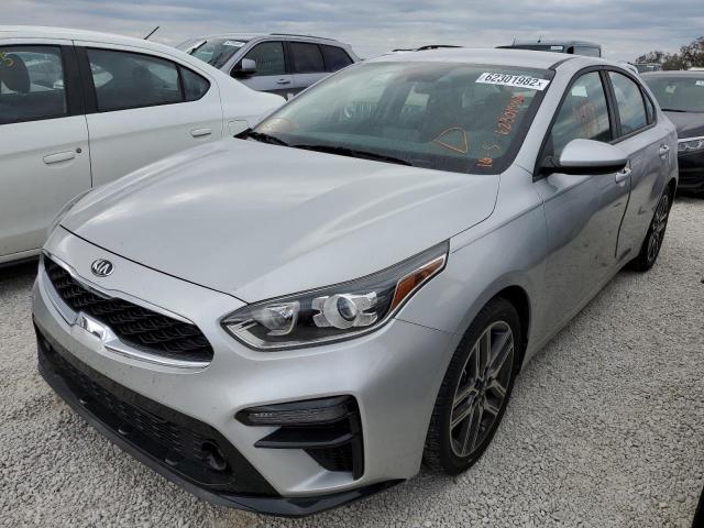 3KPF34AD5KE116153 - 2019 KIA FORTE GT L SILVER photo 2