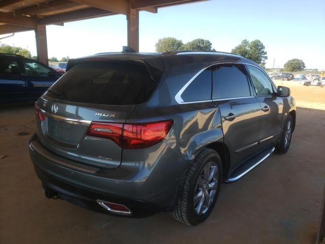 5FRYD4H87FB005746 - 2015 ACURA MDX ADVANC GRAY photo 4