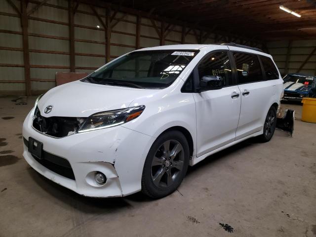 5TDXK3DC1FS677790 - 2015 TOYOTA SIENNA SPO WHITE photo 2