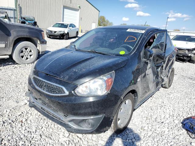 ML32A3HJ8HH004303 - 2017 MITSUBISHI MIRAGE ES BLACK photo 2