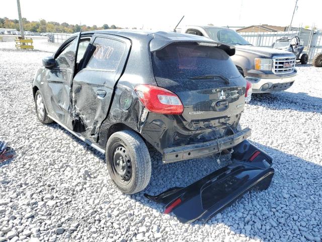 ML32A3HJ8HH004303 - 2017 MITSUBISHI MIRAGE ES BLACK photo 3