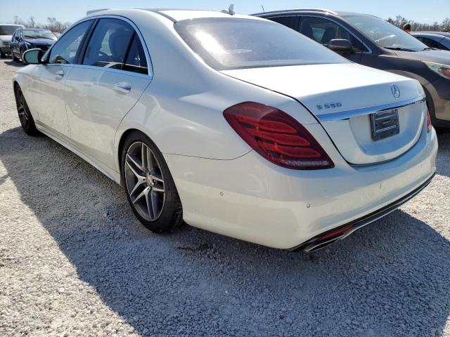 WDDUG8CB8FA075272 - 2015 MERCEDES-BENZ S 550 WHITE photo 3