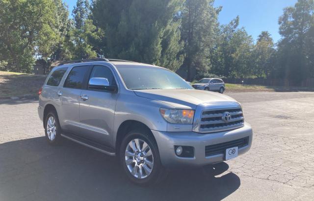 5TDZY67A98S000234 - 2008 TOYOTA SEQUOIA PL SILVER photo 1