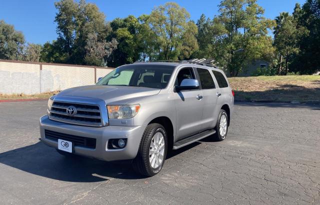 5TDZY67A98S000234 - 2008 TOYOTA SEQUOIA PL SILVER photo 2