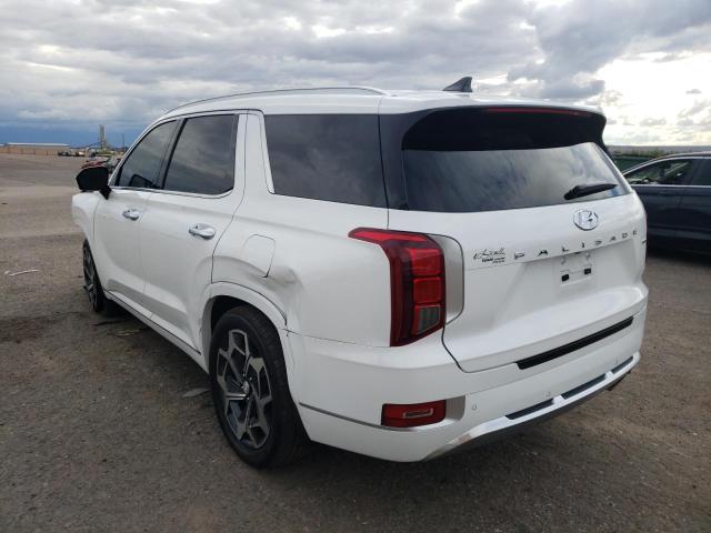 KM8R7DHE6MU332397 - 2021 HYUNDAI PALISADE C WHITE photo 3