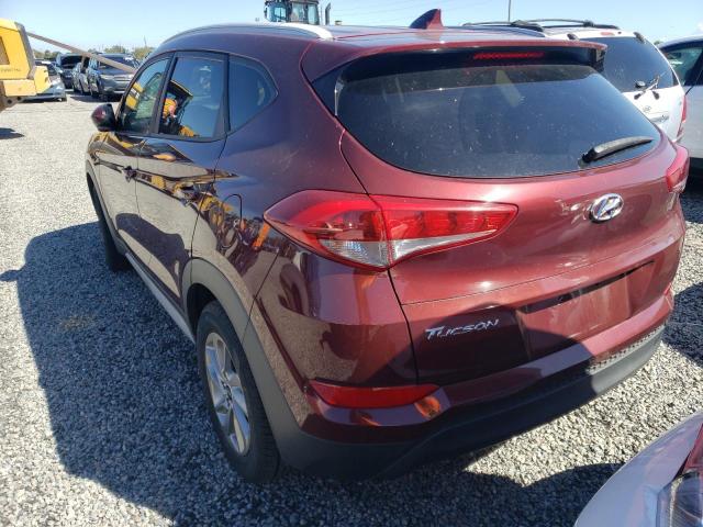 KM8J33A43JU601231 - 2018 HYUNDAI TUCSON SEL BURGUNDY photo 3