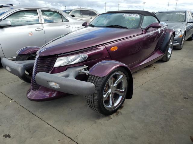 1P3EW65G4XV501466 - 1999 PLYMOUTH PROWLER PURPLE photo 2