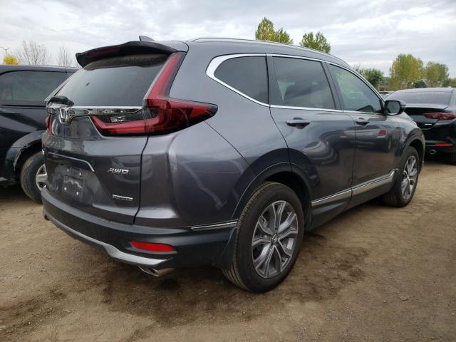 2HKRW2H96NH219141 - 2022 HONDA CR-V TOURI GRAY photo 4