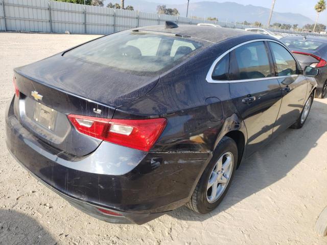 1G1ZB5ST2GF347741 - 2016 CHEVROLET MALIBU LS BLUE photo 4