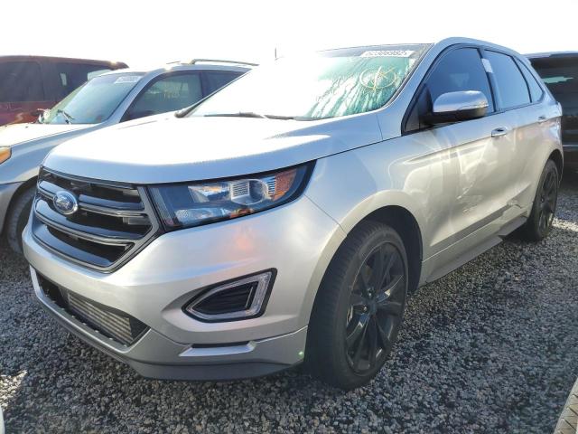 2FMTK3APXFBB68381 - 2015 FORD EDGE SPORT SILVER photo 2