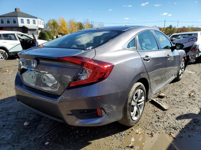 19XFC2F50JE200837 - 2018 HONDA CIVIC LX GRAY photo 4