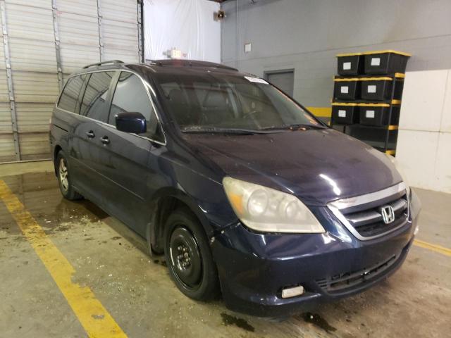 5FNRL38646B007777 - 2006 HONDA ODYSSEY EX BLUE photo 1