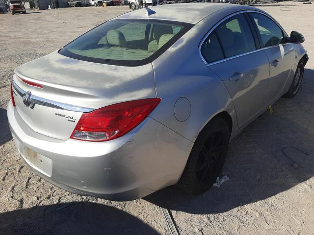 W04GN5EC0B1012527 - 2011 BUICK REGAL CXL SILVER photo 4